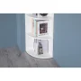 Durable 4-Tier Corner Bookshelf, Perfect for Office Space, Living Room, Shelves for Bedroom and Library Shelving, White - Image 5