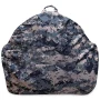 Posh Creations Structured Bean Bag Chair, Malibu Lounge, Adults, 2.8ft, Nylon - Camo Pink and Black - Image 4