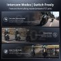 Fodsports FX7 10-Rider Mesh Motorcycle Bluetooth Intercom Headset | Dual Chips BT5.4 Helmet Communication System, Smart APP, Music Share, Audio Multitasking, FM, EQ Music Modes, 2 Pack - Image 6