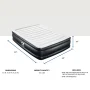 Sealy Tritech Inflatable Air Mattress Bed Queen 20" with Built-In AC Pump & Bag - Image 6