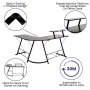 Flash Furniture Ginny L-Shaped Desk 71.5" Computer Corner Desk, Home Office Corner Desk, Gaming Desk, Space Saving, Easy to Assemble, Black/Black - Image 4