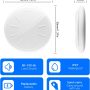 Tracker 2 Pack Item Finders Compatible with Apple Find My(iOS Only),Bluetooth Tracker Tag for Luggage,Key,Backpack and More,Key Finder Smart Tag with 2 Tracker Holder,Battery Replaceable - Image 4