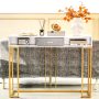 48 Inch 2-Tier Console Table with Drawer - Image 1