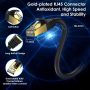 Cat 8 Ethernet Cable, Zosion 2 Pack 15 ft High Speed 40Gbps 2000Mhz Internet Patch Cable Cord, Heavy Duty 26AWG Shielded Cat8 LAN Network Cable with RJ45 Connector for Router, Modem, PC, Gaming, Xbox - Image 1