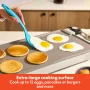 Bella - 10" x 20" Ceramic Electric Griddle - Oatmilk - Image 4