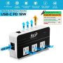 Universal 230W Step Down 220V to 110V travel voltage converter with USB C Ports - Image 3