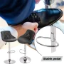 FDW Bar Stool with Adjustable Height, Black, Set of 2 - Image 4