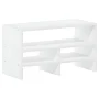 Furinno Hermite Desk Top Organizing Shelf Bookcase, White - Image 2