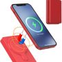 myCharge Portable Charger iPhone 14, 13, 12 & Mag Safe Cases - MagLock 9000mAh Wireless Magnetic Power Bank - Compatible with MagSafe Battery Pack, USB C Cable Input/Output - Graphite - Image 3