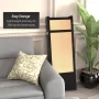 4 ft. Black 5-Panel Room Divider - Image 5