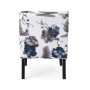 Kassi Traditional Multi-Colored Fabric Accent Chair - Image 6