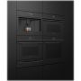 Fisher & Paykel - Minimal 24" Built-In Single Electric Convection Wall Oven - Black - Image 2