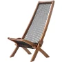 Irene Inevent Chair Foldable Leisure Chair Wooden Slanted Back Accent Chair Simple Indoor Outdoor Furniture - Image 1