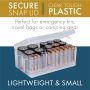 Dial Industries Battery Storage Organizer Case, 12 AAA, 12 AA, 6 C, 4 D - Image 2