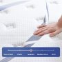 Nisien Hybrid Mattress, 12", Gel Foam, King, Medium, Pocketed Coils, White - Image 2