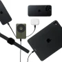 The Ridge Wallet - MAGSAFE POWER BANK 10,000mAh 20w 5-in-1 with integrated lightning and USB-C cables, Apple Watch charging, and Kickstand - Green - Image 4