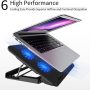 ICE COOREL Laptop Cooling Pad with 6 Cooling Fans for 14-17 Inch, Gaming Laptop Cooler Stand with 6 Height Adjustable, Notebook Pad with Two USB Port [2022 Version] - Image 6