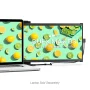 Mobile Pixels - DUEX Max DS 14.1" IPS LCD Monitor - Black - Image 1