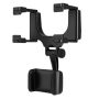 360° Car Rearview Mirror Phone Holder Universal Rotatable Car Phone Holder Lot - Image 3