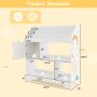 Kids Toy Storage Organizer with Book Shelf and Storage Cabinet - Image 3