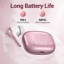 VEATOOL X15 Wireless Earbuds Bluetooth 5.3 Headphones,72H Hi-Fi Stereo Deep Bass Earphones with Noise Cancelling Mic IP7 Waterproof Sport Headset with LED Power Display for Laptop Pad Phones - Image 3