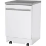 GE - 24" Portable Dishwasher - White - Image 3