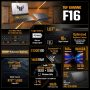 ASUS - TUF Gaming F16 16" 165Hz 2K Gaming Laptop - Intel Core i7-14650HX 2024 - 16GB Memory - GeForce RTX 5060 - 512GB Storage - Jaegar Gray - Image 2