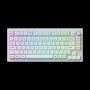 Keychron - Q1 75% Custom Wired RGB Mechanical Keyboard with Programmable QMK/VIA Hot-Swappable Brown Switch - White - Image 2