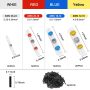 700PCS Solder Sleeve Seal Heat Shrink Butt Wire Connectors Terminals Waterproof - Image 6