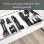 Mainstays 36 Piece Kitchen Gadget Set with Kitchen Cooking Utensils, and Drawer Organizer, Black - Image 3