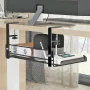 Under Desk Cable Management Tray White Large Size - Image 4