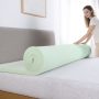 Zinus 1.5" Memory Foam Mattress Topper - Green Tea, King - Image 6