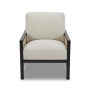 Better Homes & Gardens Springwood Caning Accent Chair, Charcoal Finish, Espresso Wood - Image 3