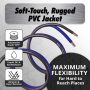 InstallGear 10 Gauge (50Ft) Copper Clad Aluminum CAA - Primary Automotive, Amplifier Power and Ground Cable, Battery Cable, Audio Speaker Stereo, RV Trailer Wiring Welding Cable - Image 5
