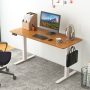 55 x 24 Inches Sit Stand Home Office Desk with 3 Memory Height Settings - Natural - Image 1