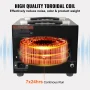 VEVOR Voltage Converter Transformer, 5000W, Heavy Duty Step Up/Down Transformer, Convert from 110 Volt to 220 Volt and  from 220 Volt to 110 Volt, with US Outlet EU Outlet 5V USB Port, CE Certified - Image 5