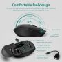 Wireless Keyboard Mouse Combo, SBARDA Silent Keyboard and Mouse Wireless Use USB Receiver Stored Beside Battery Slot in Computer Mouse,13 Multimedia Keys for Computers/Desktop/Laptop, Black - Image 2