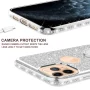 Apple iPhone 11 Pro Max 6.5inch Case Silver Glitter Ring Kickstand Clear Shock Proof Protective Phone Case - Image 5