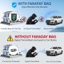 TICONN 2PK Faraday Bags for Car Keys Fob, 3.5''X5.0'' Faraday Cage Protector, Car RFID Signal Blocking, Anti-Theft Pouch Anti-Hacking Case Blocker (Carbon Fiber) - Image 6