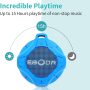 EBODA Bluetooth Shower Speaker, IP67 Waterproof Portable Speaker, Wireless Mini Speaker with Microphone, Lightweight, Supports Floating for Bathroom, Outdoors, Pool, Bike, Kayaking - Blue - Image 3