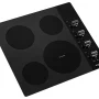 Whirlpool - 24 in. Wide 4 element Built-In Electric Cooktop - Black - Image 2