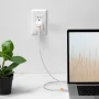 Insignia™ - 30W USB-C Wall Charger for iPhone 15/14/13/12 Series, Samsung Smartphones, iPad, MacBook Air, Tablets and More - White - Image 2