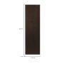 Hampton 11.25 in. W x 42 in. H x 0.1875 in. D Kitchen Cabinet Wall Flush End Panel in Medium Oak - Image 3