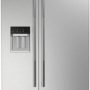 JennAir - 42 in. Wide 25.5 Cu. Ft. Side-by-Side Refrigerator with Water Dispenser - Stainless Steel - Image 1