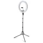 Vivitar 18" LED RGB Ring Light with Tripod, Phone Holder USB Charging Ports, and Wireless Remote - Image 5