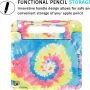 HDE iPad 9th Generation Case for Kids with Built-in Screen Protector Shockproof iPad Cover 10.2 inch with Handle Stand fits 2021 9th Gen, 2020 8th Gen, 2019 7th Gen Apple iPad 10.2 - Tie Dye - Image 4