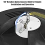 Costway 16-Inch Pressure Washer Surface Cleaner Attachment 3000 PSI - Image 4