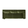 Knox 84 in. Pillow Square Arm Modern Farmhouse Performance Velvet Living Room Sofa Couch in Olive Green - Image 5