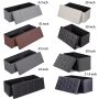 Storage Ottoman Bench Foot Rest Stool for Bedroom Entryway Living Room - 30'' Beige - Image 1