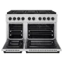 ZLINE - 48 in. Wide 8 Burner Autograph Paramount Dual Fuel Freestanding Range with DuoPro Cooktop and Black Accents - Stainless Steel - Image 2